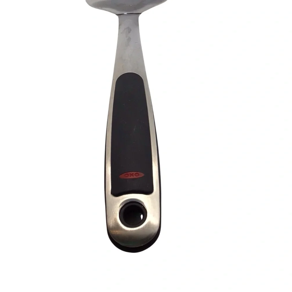 OXO SoftWorks Stainless Steel Slotted Turner Spatula Non-Slip Handle 13”